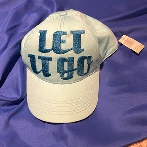Disney Teal” Let it Go “ baseball hat.